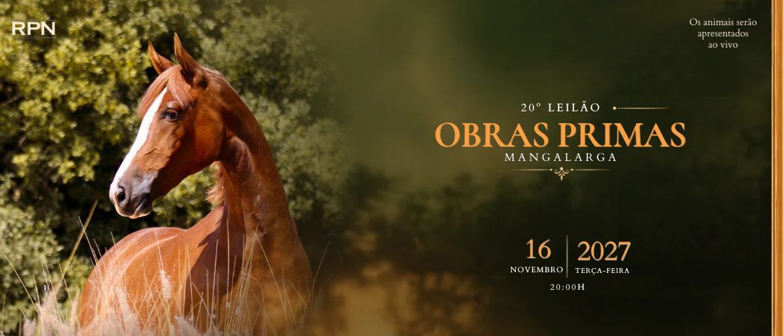 Slide 20° LEILÃO OBRAS PRIMAS MANGALARGA
