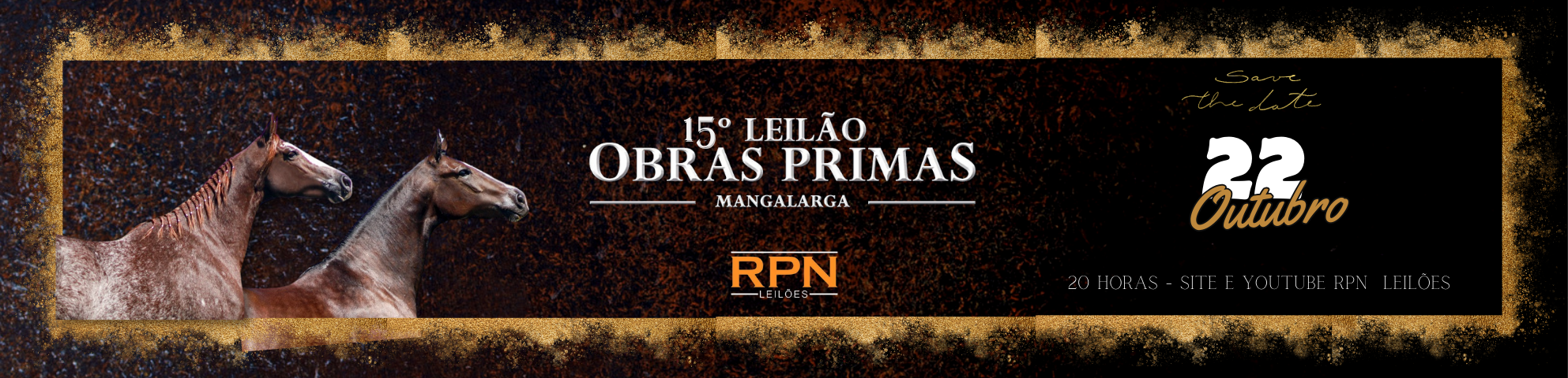 Slide 15° LEILÃO OBRAS PRIMAS MANGALARGA (LEILÃO VIRTUAL)