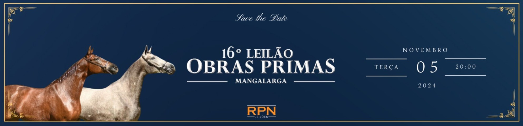 Slide 16º LEILÃO OBRAS PRIMAS MANGALARGA (LEILÃO VIRTUAL)